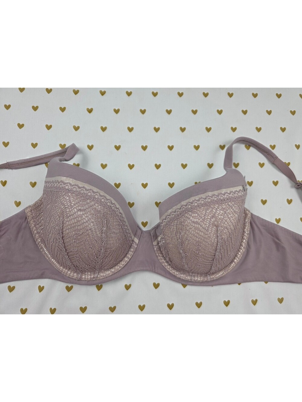 Victoria's Secret Body By victoria Lined Demi Balconette Bra 36D